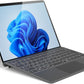 Omikamo サーフェスプロ キーボード ワイヤレス Surface Pro 8/9/10/X/11対応 JIS標準日本語配列 Surface キーボードBluetooth 5.3 トラックパッド ペン2収納可能 Typ-C充電式 カバー兼用 薄型 軽量