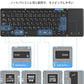 【最新進化版 スタンド付き】折りたたみ キーボード ワイヤレス Bluetooth 5.4 タッチパッド搭載 JIS配列 日本語配列 3台同時接続 静音 軽量 薄型 無線 iPad 第10世代 iPhone Android Mac Windows Surface iPad mini 対応 専用スタンド付 Type-C 急速充電 Omikamo