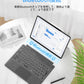 Omikamo サーフェスプロ キーボード ワイヤレス Surface Pro 8/9/10/X/11対応 JIS標準日本語配列 Surface キーボードBluetooth 5.3 トラックパッド ペン2収納可能 Typ-C充電式 カバー兼用 薄型 軽量
