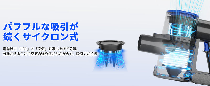 掃除機 コードレス 専用スタント付き 革新版650W 50kPa 超強力吸引 掃除機 ハンディ軽量 直立式 静音  LCDタッチディスプレイ お手入れ簡単 HEPA多重濾過 3段吸引力 スティック着脱式バッテリー  LEDライト 車載用 家庭用 PSE認証済 日本語取扱説明書