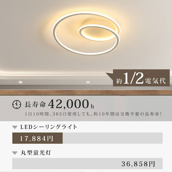 ryd-147【5年保証】シーリングライト led 調光 調色 リビング ダイニング キッチン 寝室 子供部屋 12畳 8畳 6畳 常夜灯 調光調色 タイマー リモコン付き 明るい 北欧風 LED 照明 おしゃれ かわいい モダン ホワイト ブラック 直径40cm 直径50cm