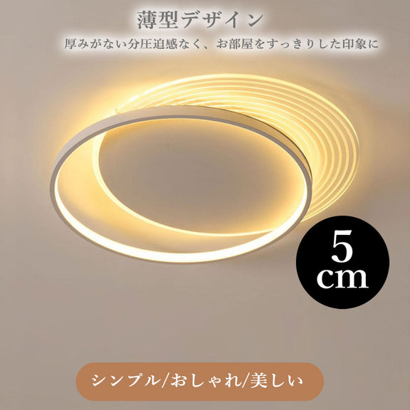 ryd-092 シーリングライト キッチン 調光調色 タイマー リモコン付き 常夜灯 6畳 8畳 12畳 円形 明るい LED 北欧風 リビング ダイニング 寝室 子供部屋 おしゃれ 器具 高級感 かわいい ブラック‐ホワイト ホワイト 新生活 直径40 50cm