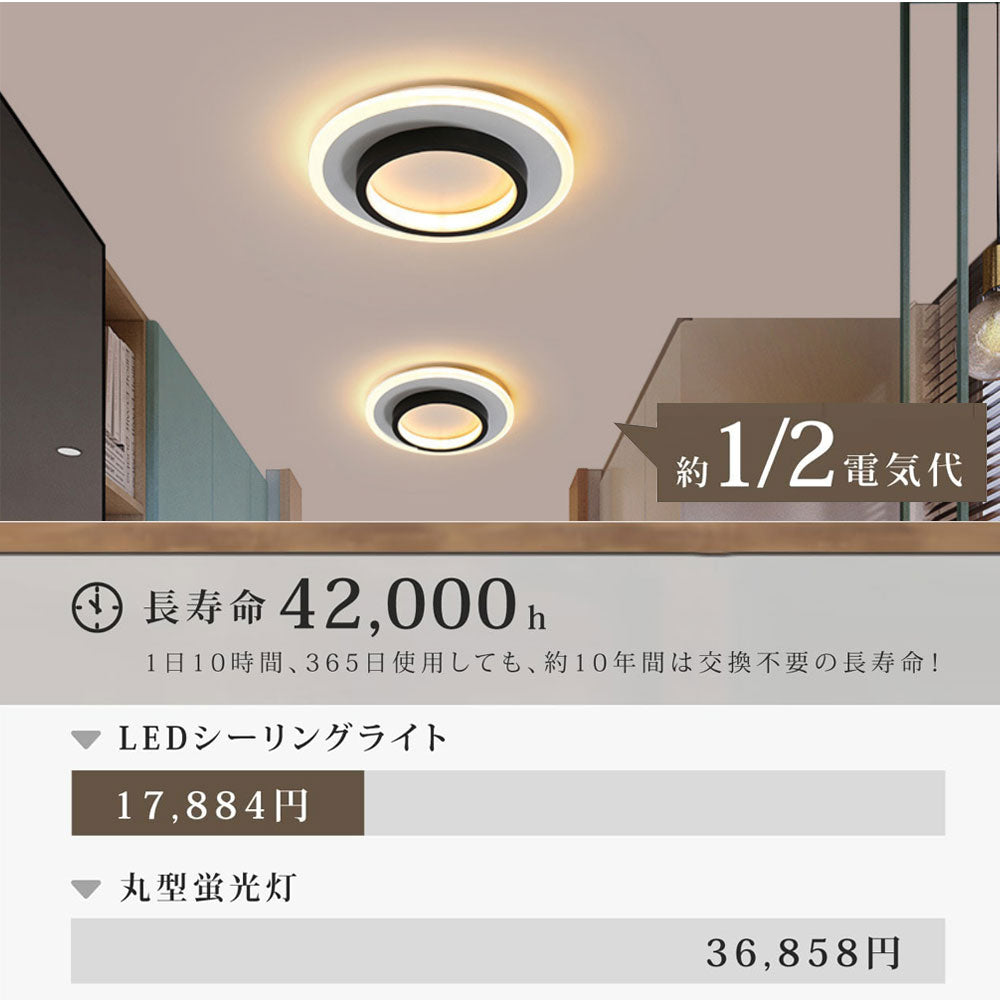 ryd-158【5年保証】シーリングライト led キッチン リビング ダイニング 子供部屋 寝室 8畳 6畳 12畳 LED 北欧風 モダン 明るい おしゃれ 照明 かわいい 高級感 常夜灯 タイマー リモコン付き 調光調色 ホワイト ホワイト‐ブラック 円型 方形