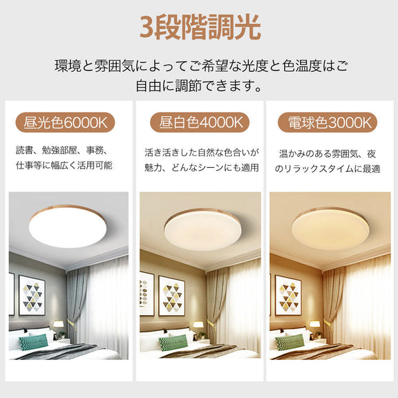 ryd-051 シーリングライト LED モダン 常夜灯 調光調色 リモコン付き タイマー 円型 直径27 38 48cm 6畳 8畳 12畳 北欧風 モダン 明るい リビング ダイニング キッチン 寝室 子供部屋 おしゃれ 器具 高級感 かわいい ナチュラル 和風 薄型