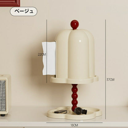 phsy-003 ペーパーポット ティッシュケース おしゃれ 小物収納 トイレットペーパー対応 ティッシュホルダー ティッシュカバー かわいい レトロ ボックスティッシュ対応 韓国 丸 北欧 引越し 新築祝い 母の日 新生活 一人暮らし