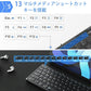bz-b099t-us 【日本発送】【Omikamo正規販売店】キーボード Bluetooth タッチパッド 小型 ワイヤレス 無線 ipadキーボード 折り畳み 英語配列 軽量 持ち運び iOS Windows Android Mac Google対応 パソコン タブレット スマホ用 Type-C充電 ブラック