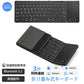 【日本発送】【Omikamo正規販売店】キーボード Bluetooth タッチパッド 小型 ワイヤレス 無線 ipadキーボード 折り畳み 英語配列 軽量 持ち運び iOS Windows Android Mac Google対応 パソコン タブレット スマホ用 Type-C充電 ブラック
