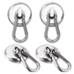 h-hook 【日本発送】マグネット フック 直径25mm 32mm 2個セット 4個セット 8個セット 360度回転 磁石フック 壁 引っ掛け ネオジム磁石 ステンレス製 防錆 シルバー キッチン収納 オフィス 浴室 室外 壁掛け用 超強力