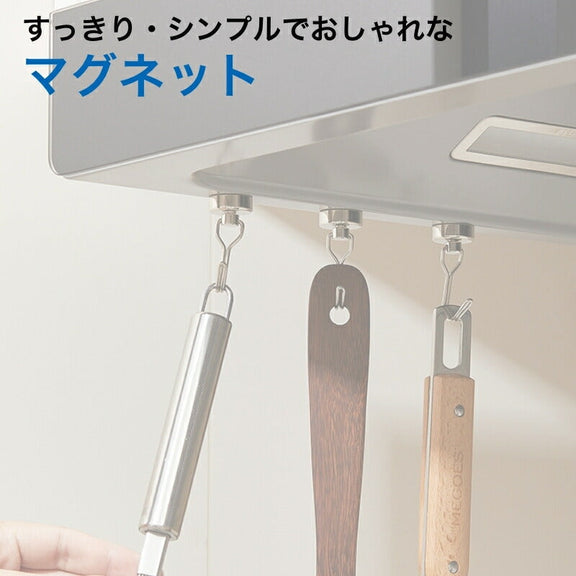 【日本発送】マグネット フック 直径25mm 32mm 3個セット 6個セット 360度回転 磁石フック 壁 引っ掛け ネオジム磁石 ステンレス製 防錆 シルバー ブラック キッチン収納 オフィス 浴室 室外 壁掛け用 超強力