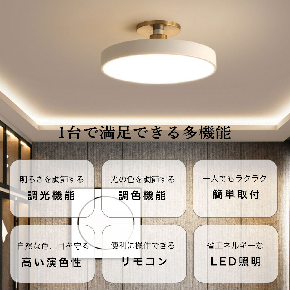 照明器具 シーリングライト リモコン付き タイマー 調光 調色 常夜灯 6畳 8畳 12畳 LED 北欧 ダイニング キッチン リビング 寝室 器具 おしゃれ かわいい 高級感 イエロー グレー ピンク ブラック ブルー ホワイト 円型 直径30 40 50cm