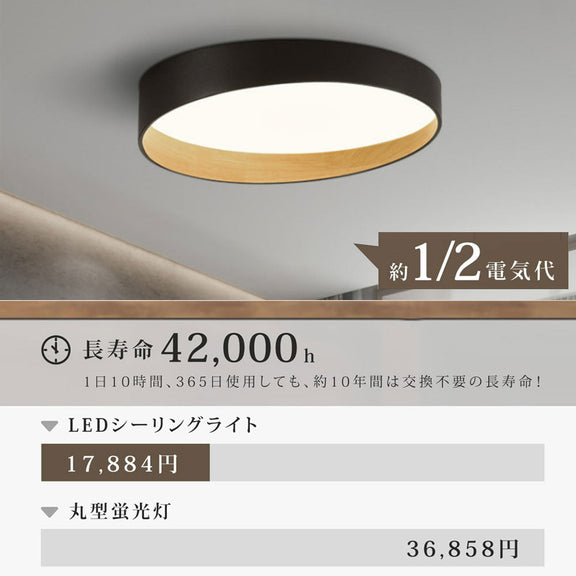 ryd-153【5年保証】シーリングライト led リビング 寝室 ダイニング キッチン 子供部屋 12畳 6畳 8畳 北欧風 LED 明るい 照明 おしゃれ かわいい 高級感 モダン リモコン付き タイマー 常夜灯 調光調色 ホワイト ブラック 直径40cm 直径50cm