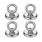 d-hook マグネット フック 直径25mm 32mm 42mm 60mm 75mm 90mm 磁石フック 壁 引っ掛け ネオジム磁石 ステンレス製 防錆 シルバー キッチン収納 オフィス 浴室 室外 壁掛け用 超強力