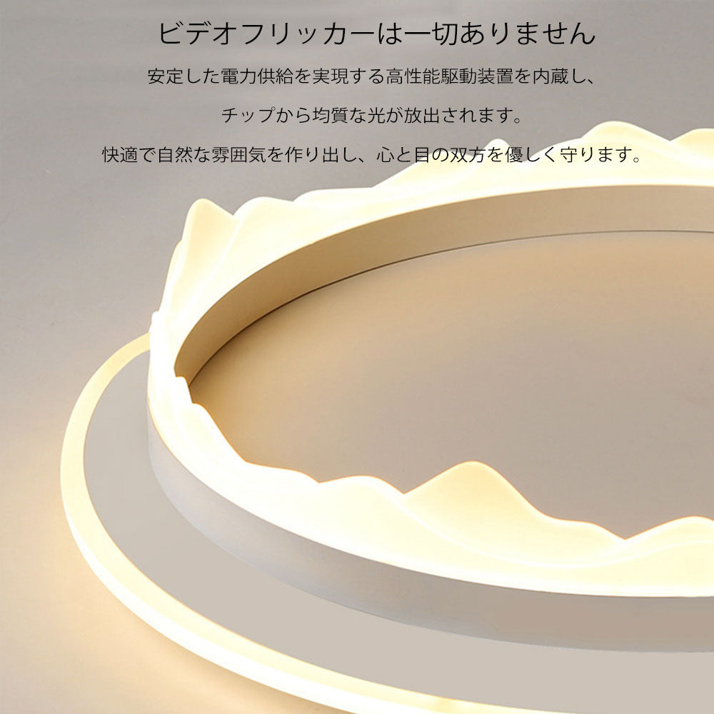 ryd-144【5年保証】シーリングライト led 調光 調色 キッチン 寝室 ダイニング 子供部屋 リビング 6畳 12畳 8畳 リモコン付き タイマー 調光調色 常夜灯 北欧風 明るい LED おしゃれ モダン 照明 かわいい ホワイト ブラック 直径40cm 直径50cm