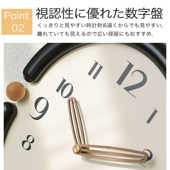掛け時計 おしゃれ 木製 時計 壁掛け かわいい 北欧 ウォールクロック 静音 軽量 インテリア ダイニング キッチン 寝室 リビング 子供部屋 ギフト レトロ モダン 新生活 一人暮らし