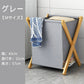 zzjj-006 洗濯かご ンドリーバスケット 折りたたみ 木製ランドリー 竹 折りたたみ式 玩具収納 衣類収納 選べる2サイズ ベージュ グレー 大容量 コンパクト 北欧 おしゃれ かわいい 新生活 一人暮らし 軽量 おもちゃ収納