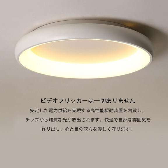 ryd-150【5年保証】シーリングライト led 調光 調色 キッチン 寝室 ダイニング 子供部屋 リビング ホワイト ブラック グレー 直径40 50cm 6畳 12畳 8畳 LED 明るい 北欧風 照明 おしゃれ モダン かわいい リモコン付き 調光調色 タイマー 常夜灯