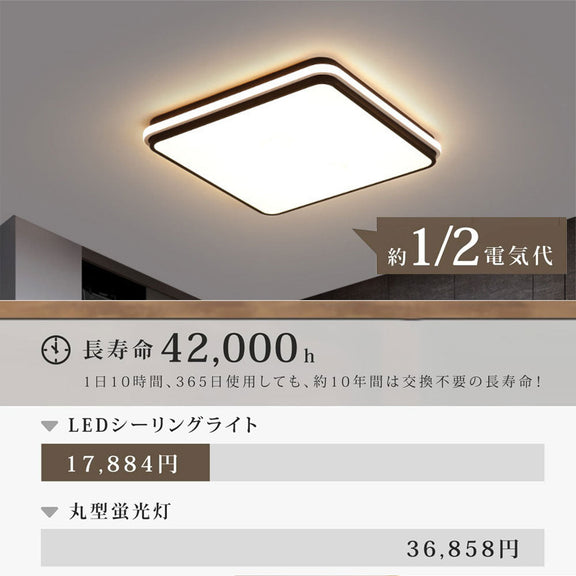 ryd-130【5年保証】シーリングライト キッチン ダイニング 寝室 リビング 子供部屋 円型 直径40 50cm 方形 40 50cm 12畳 8畳 6畳 北欧風 LED 明るい おしゃれ モダン かわいい リモコン付き 調光調色 常夜灯 タイマー ホワイト ブラック ゴールド