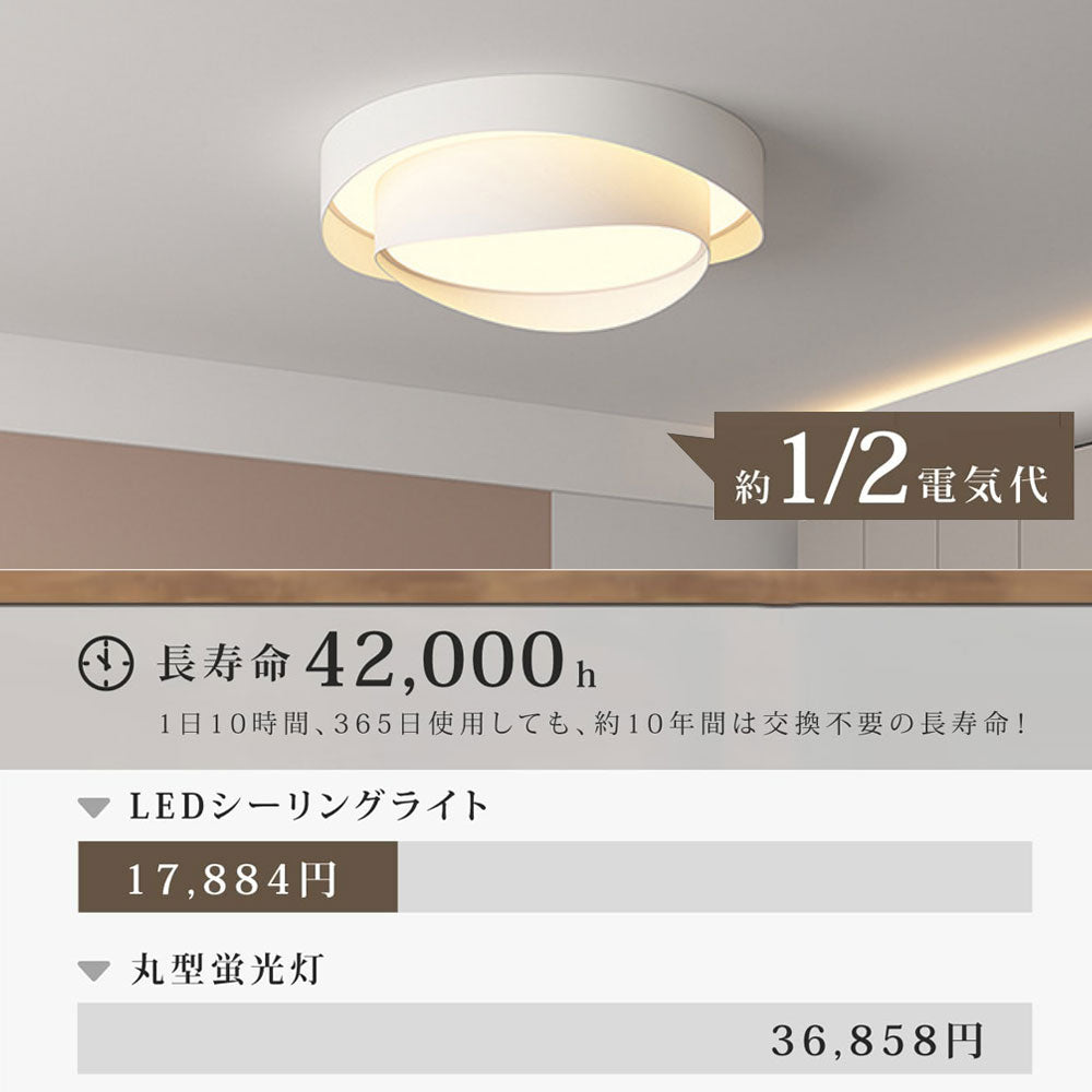 ryd-143【5年保証】シーリングライト led 調光 調色 キッチン リビング ダイニング 子供部屋 寝室 12畳 6畳 8畳 LED 北欧風 モダン 明るい おしゃれ 照明 かわいい 高級感 常夜灯 リモコン付き タイマー 調光調色 ホワイト 直径40cm 直径50cm