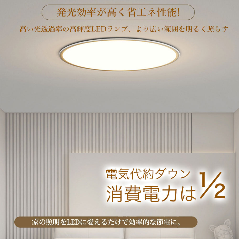 ryd-168【5年保証】シーリングライト モダン リビング 子供部屋 キッチン ダイニング 寝室 6畳 8畳 12畳 LED 明るい 北欧風 照明 おしゃれ 高級感 かわいい 常夜灯 調光調色 リモコン付き タイマー ホワイト ブラック 直径40cm 直径50cm