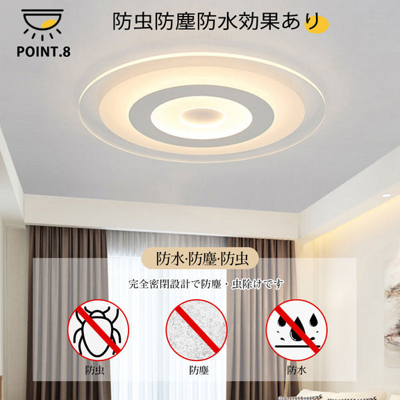 ryd-127 シーリングライト 北欧 子供部屋 寝室 ダイニング キッチン リビング 8畳 12畳 6畳 LED 明るい 北欧風 器具 おしゃれ 高級感 モダン かわいい 調光調色 タイマー 常夜灯 リモコン付き ホワイト 直径42cm 直径52cm
