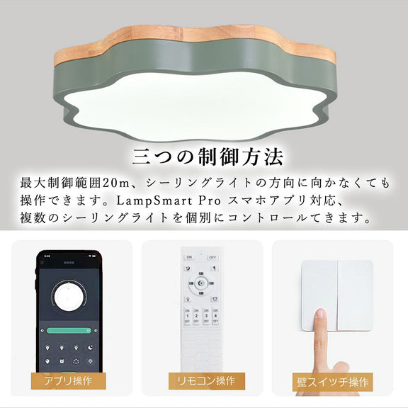 照明器具 シーリングライト リモコン付き 常夜灯 調光 調色 タイマー 6畳 8畳 LED 明るい 北欧風 ダイニング キッチン リビング 寝室 子供部屋 おしゃれ 高級 かわいい イエロー グリーン ピンク ブラック ブルー ホワイト 直径42 52cm