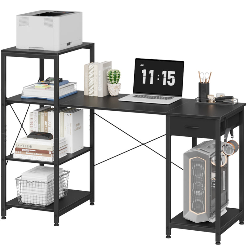 ラック付きパソコンデスク D4001