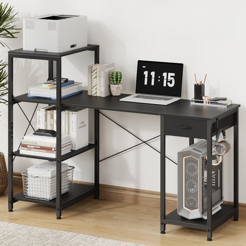 ラック付きパソコンデスク D4001