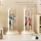 コレクションケース 防塵 フィギュアケース 透明 アクリル風 卓上 収納ボックス ディスプレイ ショーケース おしゃれ 小型フィギュア 人形 ミニカー 小物収納 展示ケース インテリア クリアカバーかわいい ホワイト ブラック