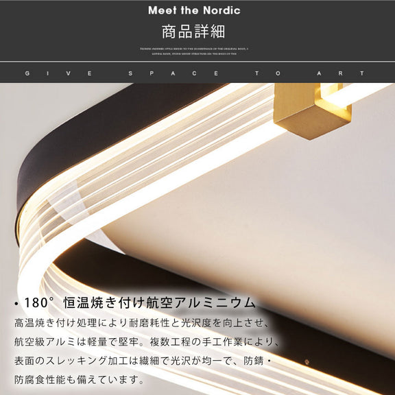 ryd-104 照明 シーリングライト 子供部屋 寝室 ダイニング キッチン リビング 12畳 8畳 6畳 リモコン付き 常夜灯 調光調色 タイマー 明るい LED 北欧風 おしゃれ 器具 モダン 高級感 かわいい ブラック 方形 50×50cm