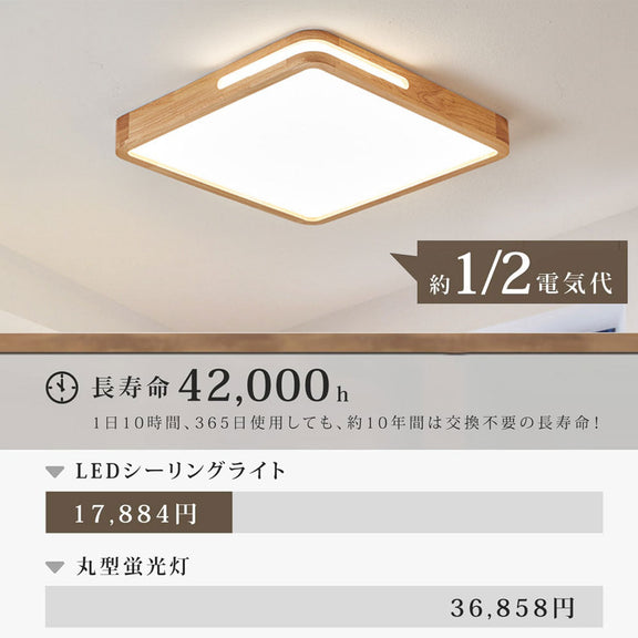 ryd-133【5年保証】シーリングライト キッチン 子供部屋 ダイニング リビング 寝室 12畳 8畳 6畳 リモコン付き タイマー 常夜灯 調光調色 明るい 北欧風 LED 照明 おしゃれ かわいい 高級感 モダン 円型 直径30 40 50cm 方形 30 40 50cm ナチュラル